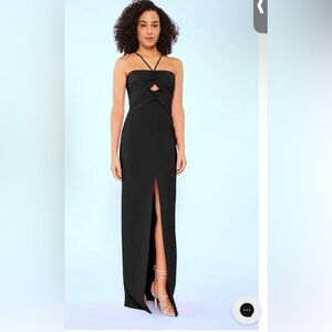 NWT LIKELY Black formal dress